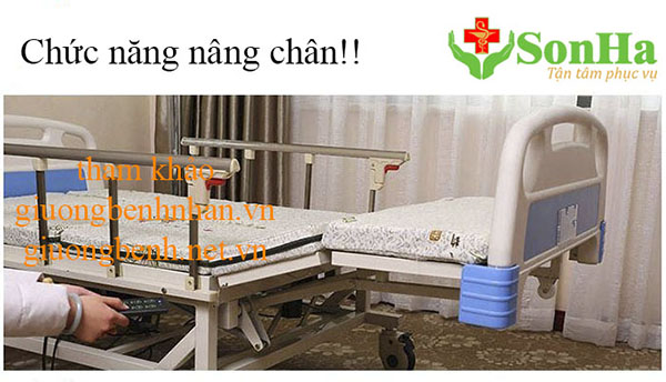 Tư Thế nâng chân Giường Bệnh Nhân Đa Năng Lucass GB-T5E 